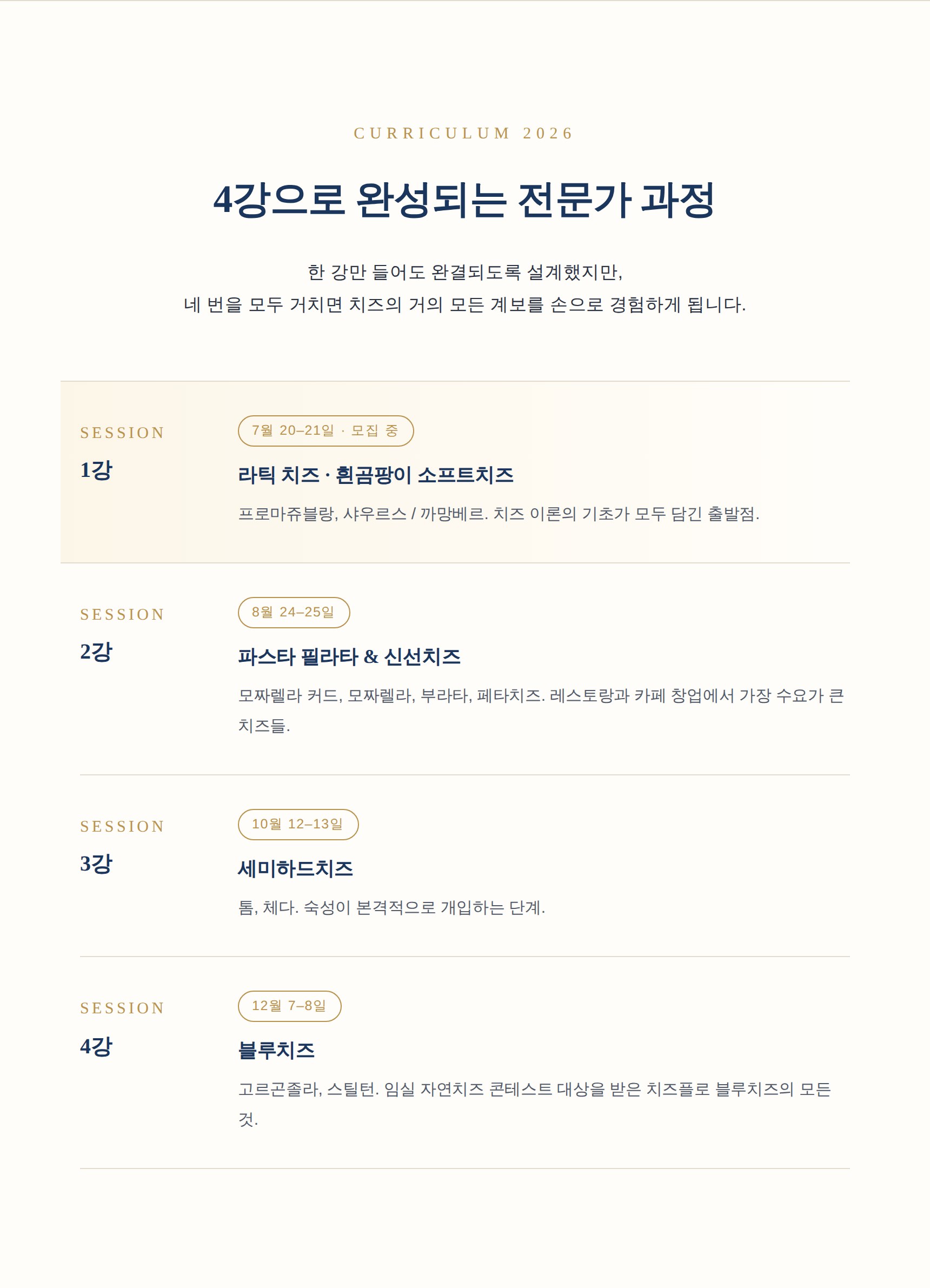 치즈플로 치즈클래스