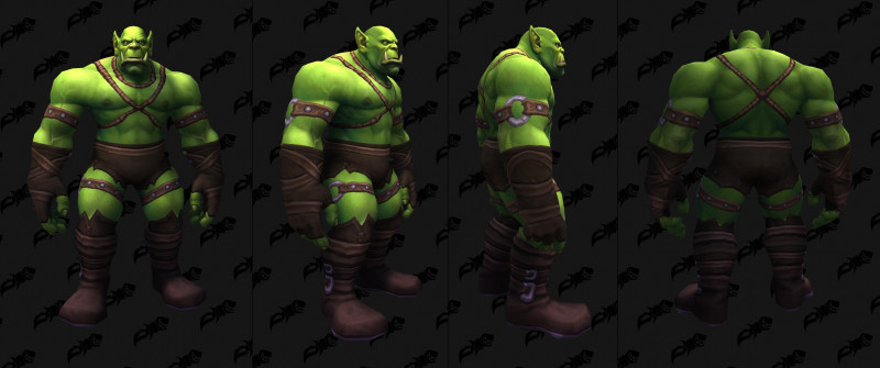 Build 47910 인간, 오크 유산 룩의 세 가지 색놀이 세트. : 최신 WoW 정보 게시판