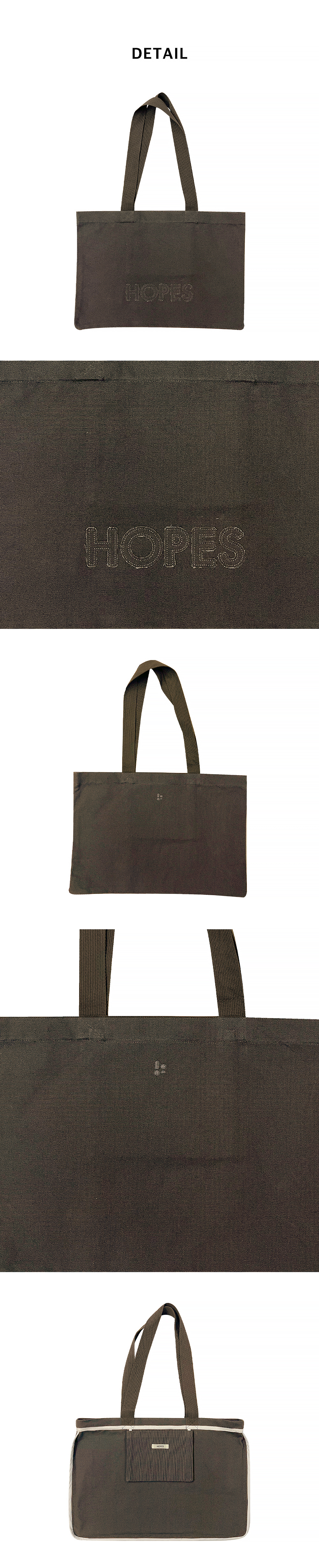 Pigment Cavas bag(BROWN)
