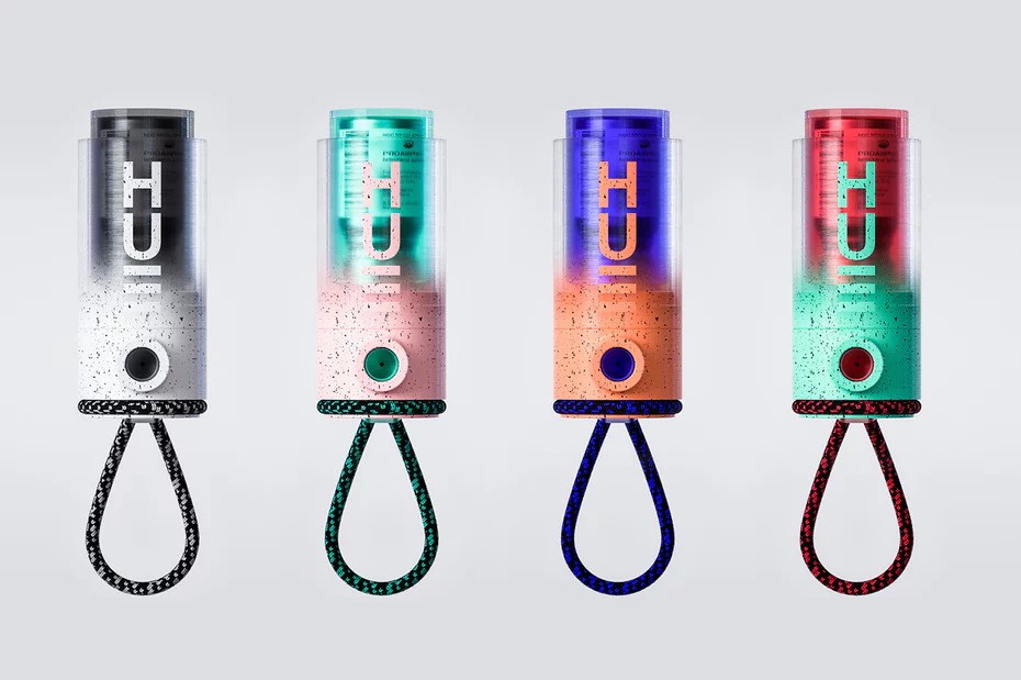 Textured spray-like gradients