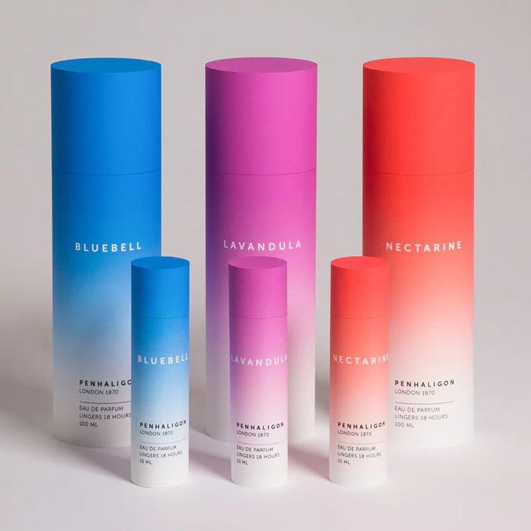 Transition gradient perfume design