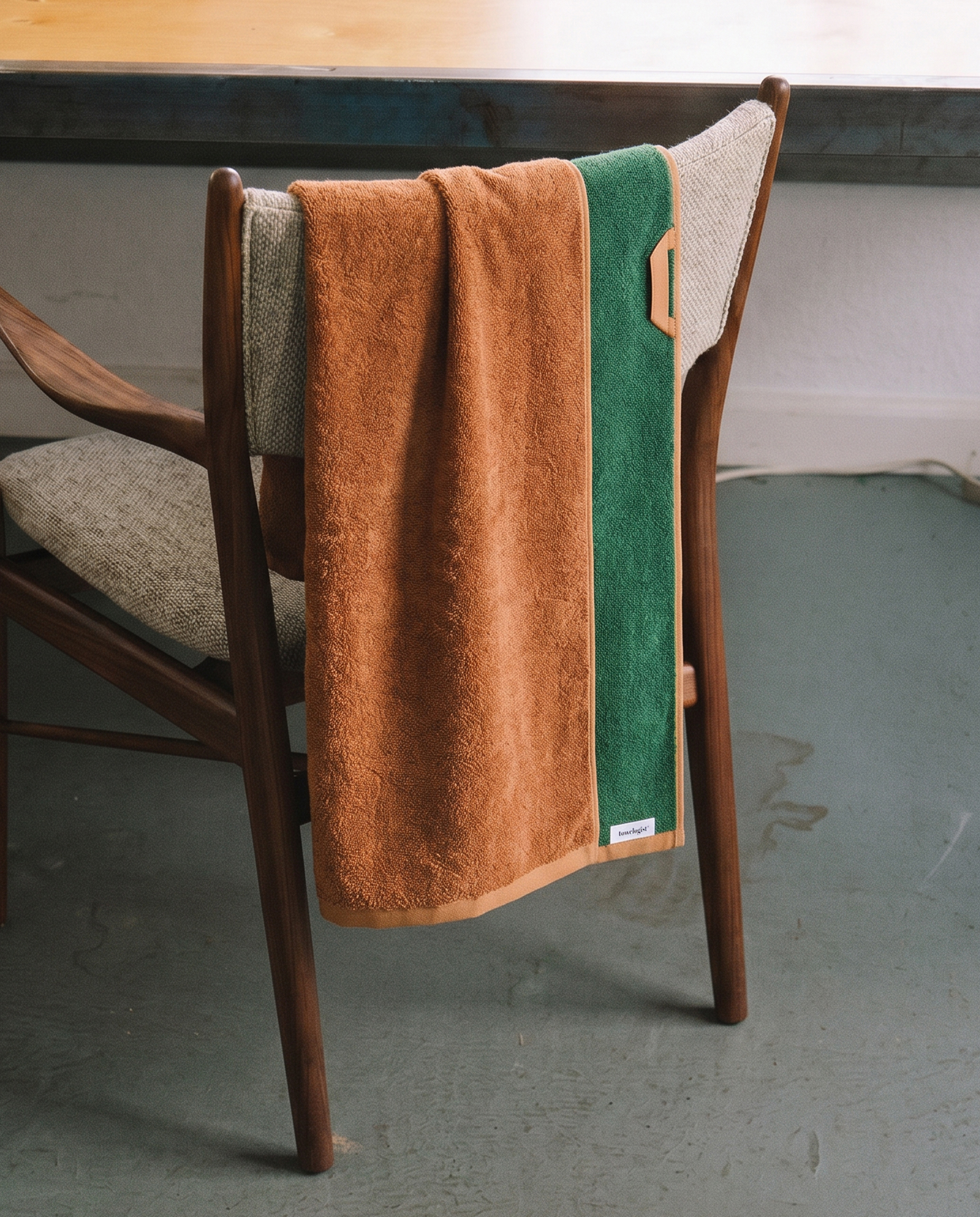 Graphic Line Mini Bath Towel 50x95cm 4P Set - Reversible