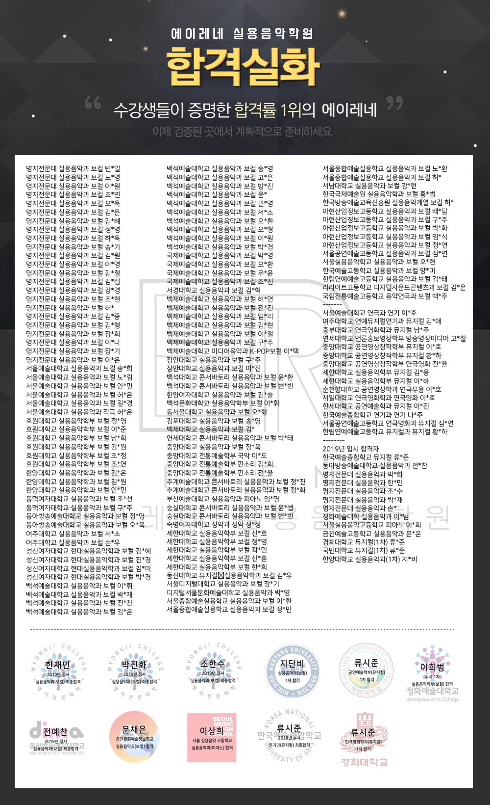 서울예술대학교 21학년도 실용음악통론 기출문제 및 예상문제 : 에이레네 실용음악학원