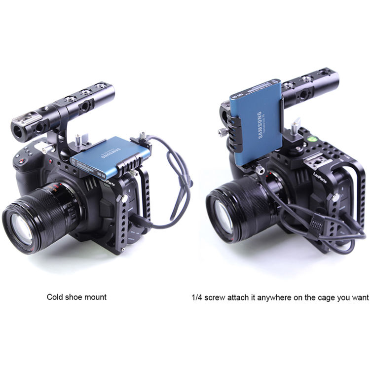 랜파트 LANPARTE BMPCC4KHC 블랙매직 전용 맞춤형 하프 케이지 for Blackmagic Pocket Cinema Camera 4K