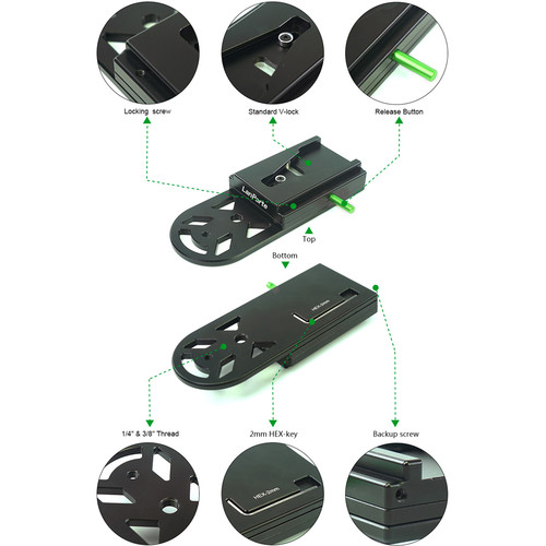 랜파트 LANPARTE MVLP-01 Monopod V-Lock Plate