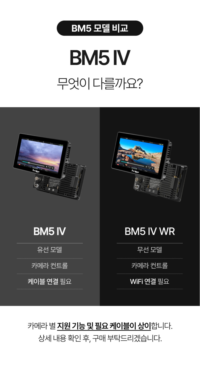 포트키 Portkeys BM5 IV 4세대 터치스크린 모니터