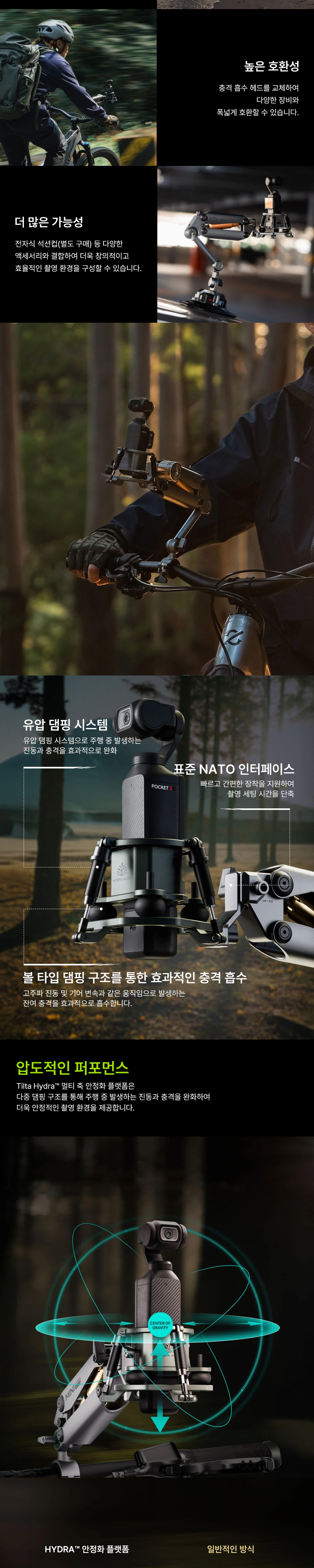 TILTA 틸타 HDA-T15-F-TG 히드라 에일리언 미니 유니버셜 바이킹 키트
