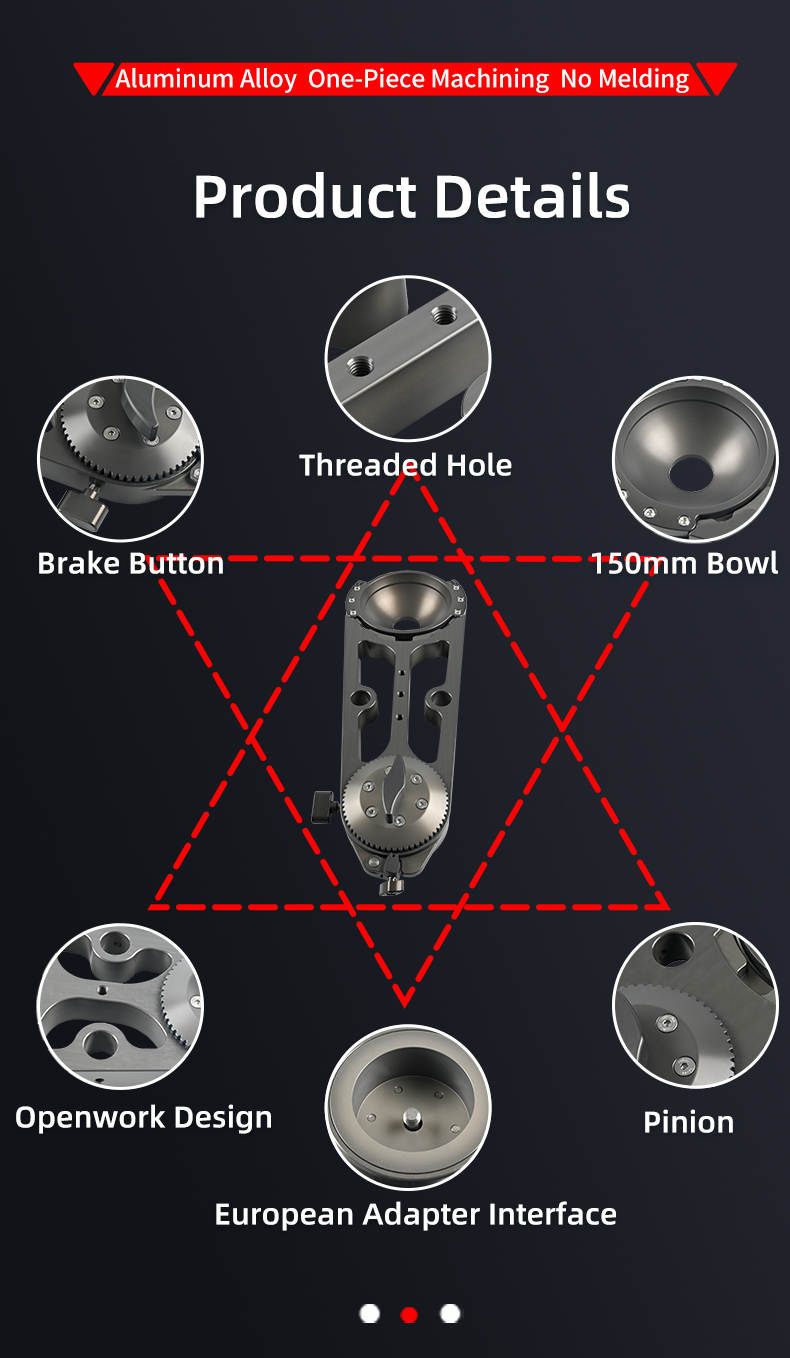 [NSH] Rotating Brake Off-Set Euro to 150 mm bowl