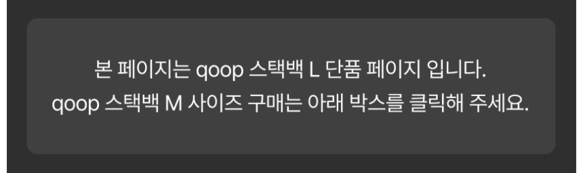 QOOP 쿠프 스택백 L Stack Bag 카메라 캠코더 숄더 백팩 가방