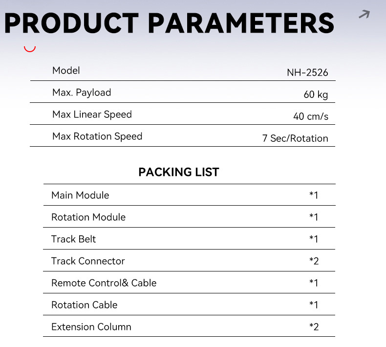 [NSH] NH-2526 Electric Slider Module