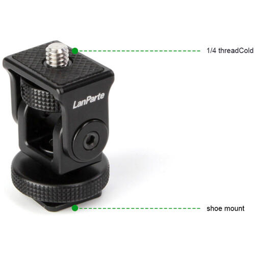 랜파트 LANPARTE 2717 Monitor Rotation Bracket with Cold Shoe Mount