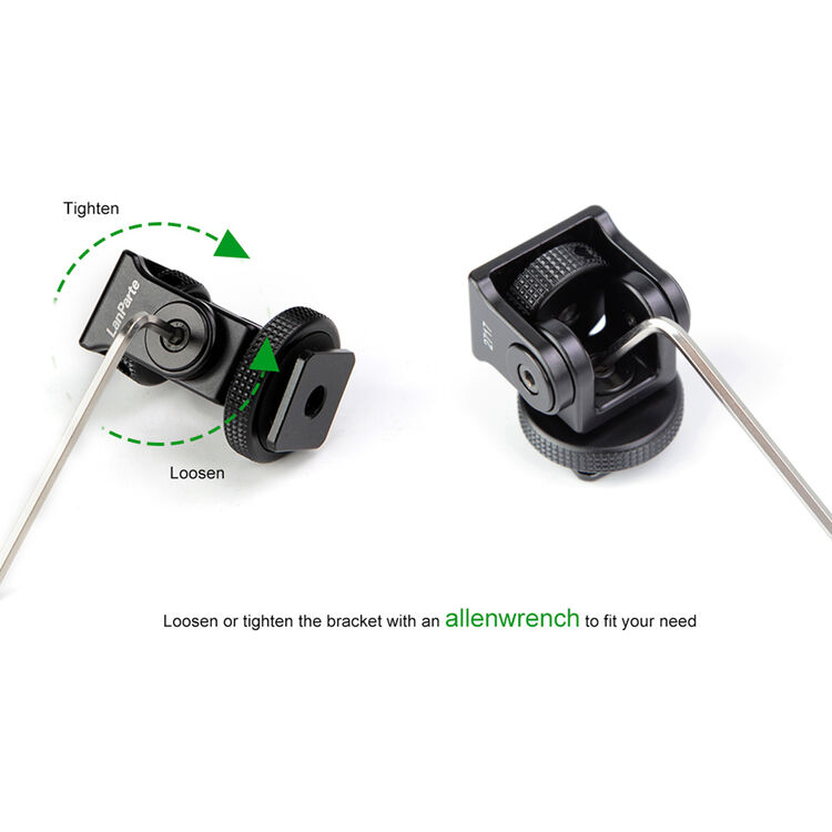 랜파트 LANPARTE 2717 Monitor Rotation Bracket with Cold Shoe Mount