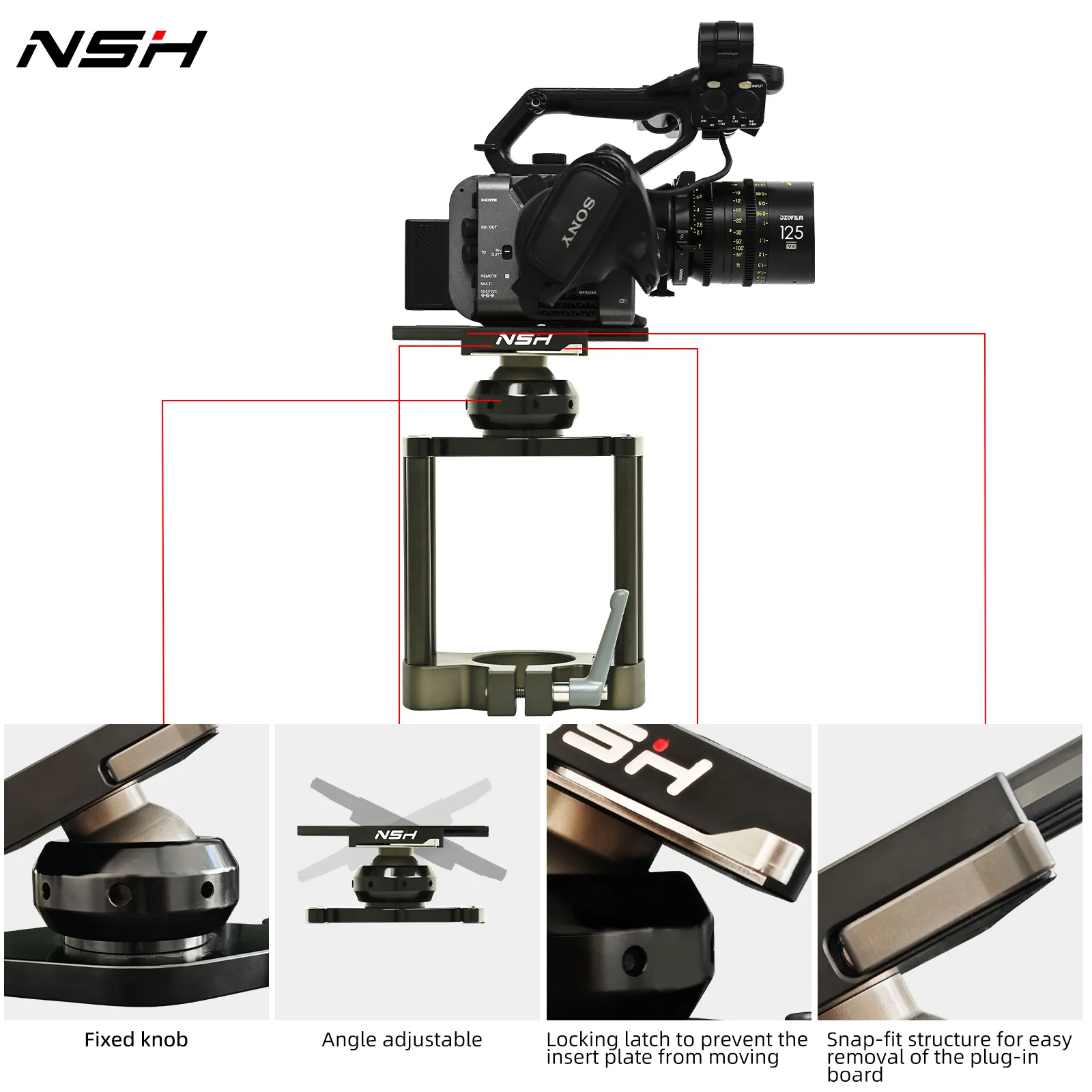 [NSH] NC-Z4 Ball Head Gimbal 360도 볼헤드 짐벌