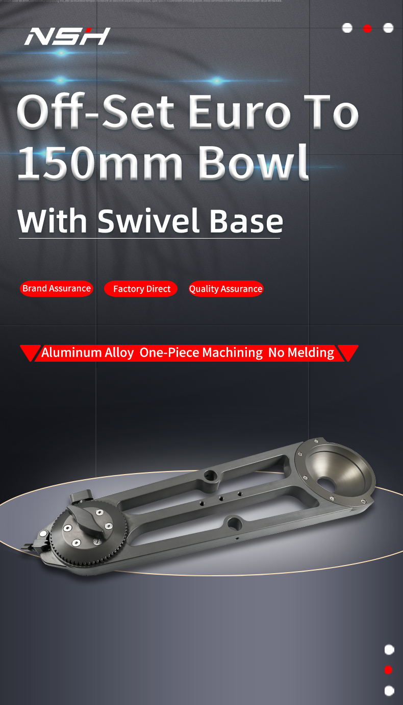 [NSH] Rotating Brake Off-Set Euro to 150 mm bowl