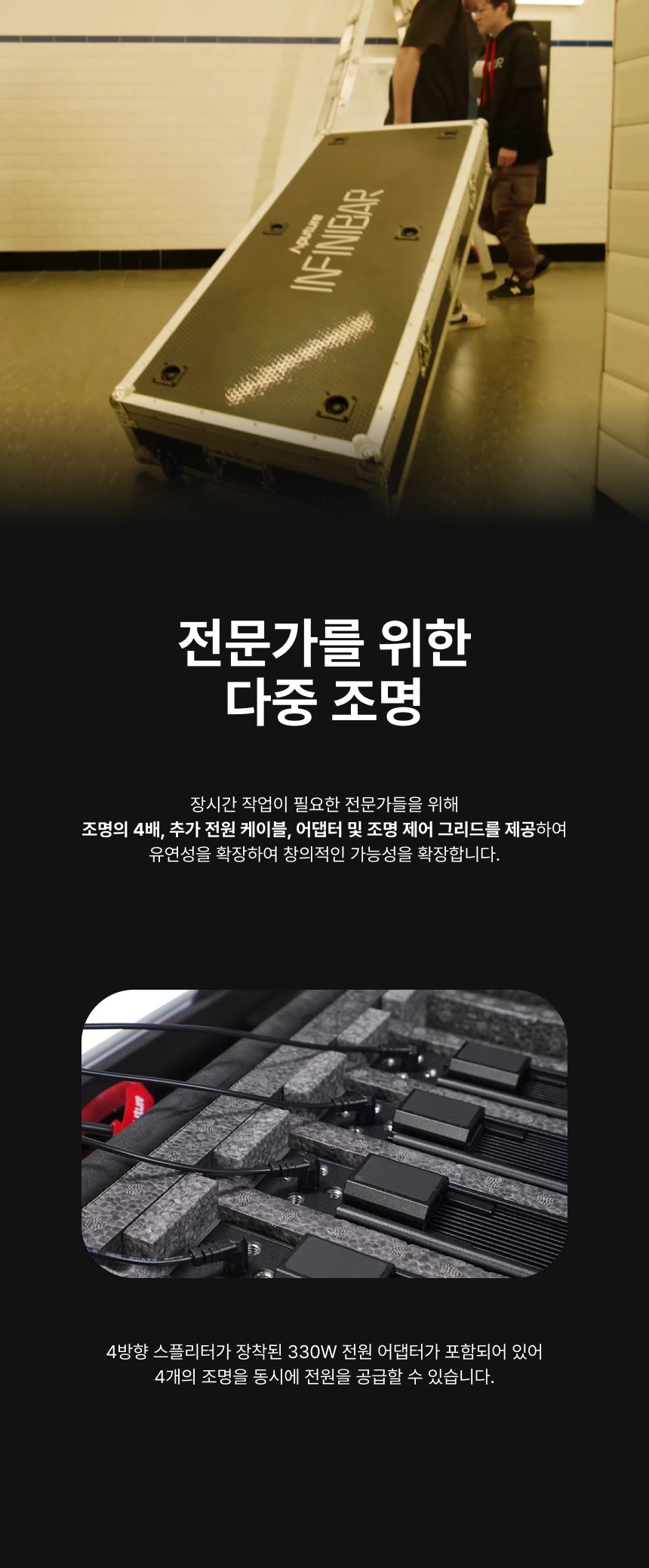 Aputure InfiniBar PB12 4-Light Kit 인피니바 PB12 4 Kit 1+1