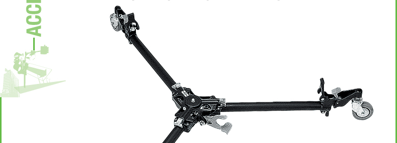 Manfrotto 181 Folding Auto Dolly - Silver 181B Video Tripod