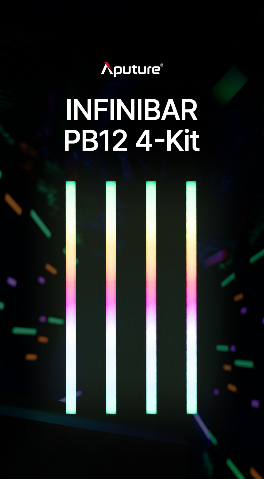 Aputure InfiniBar PB12 4-Light Kit 인피니바 PB12 4 Kit 1+1