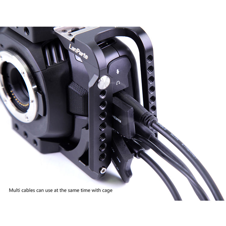 랜파트 LANPARTE BMPCC4KHC 블랙매직 전용 맞춤형 하프 케이지 for Blackmagic Pocket Cinema Camera 4K