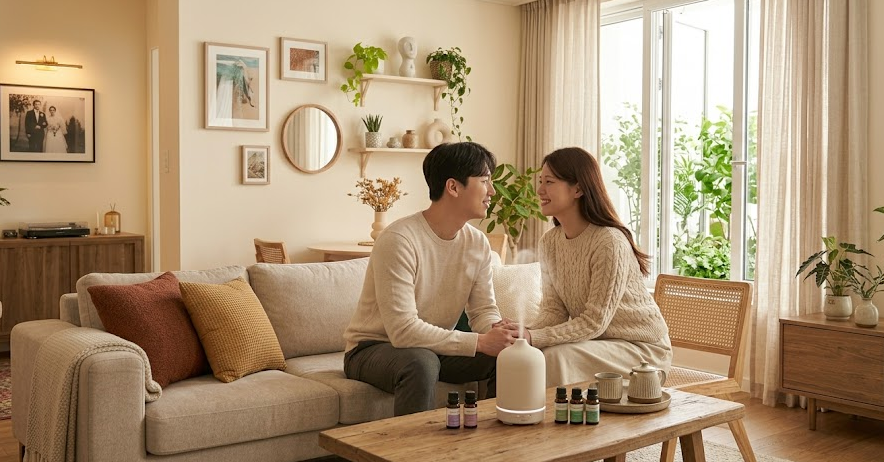 새집 냄새 걱정 없이 상쾌하고 아늑한 신혼 보금자리 완성