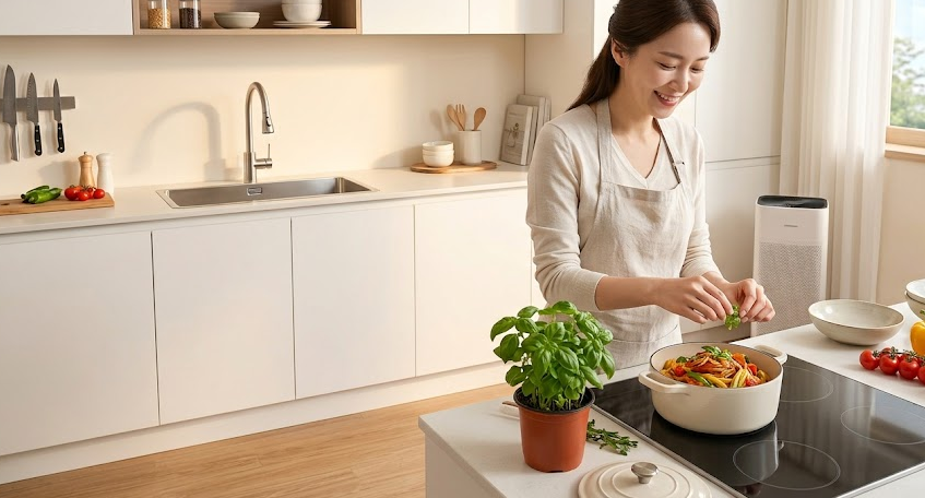 하부장 하수구 냄새 걱정 없는 청결하고 상쾌한 주방 완성
