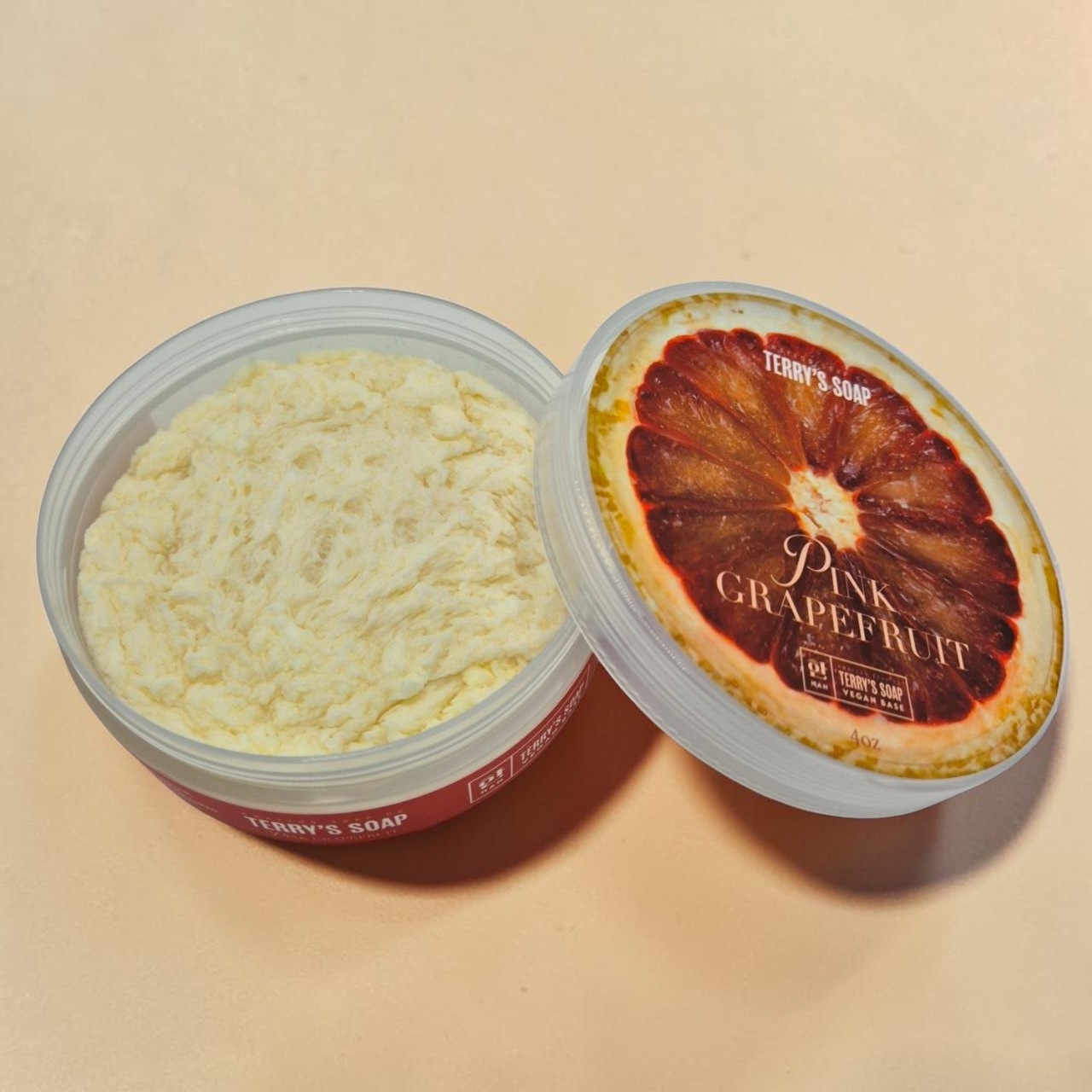 SHAVING SOAP - PINK GRAPEFRUIT 4oz / 113g