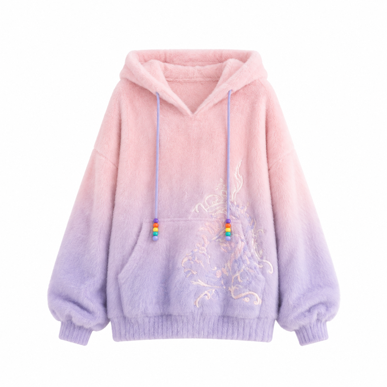 Sunset Angora hoodie