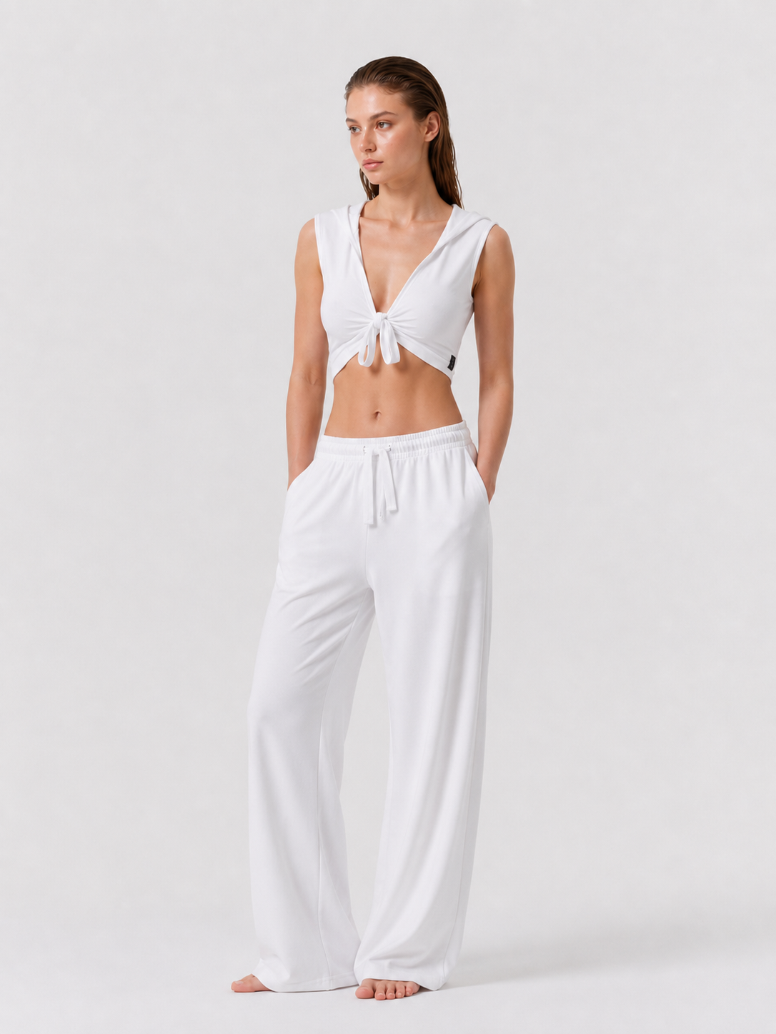 MNL cooling tied bra top
