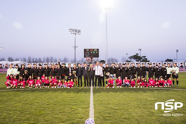 구미스포츠토토 여자축구단 2019년 WK리그 개막전 펼쳐 (사진 = 구미시)