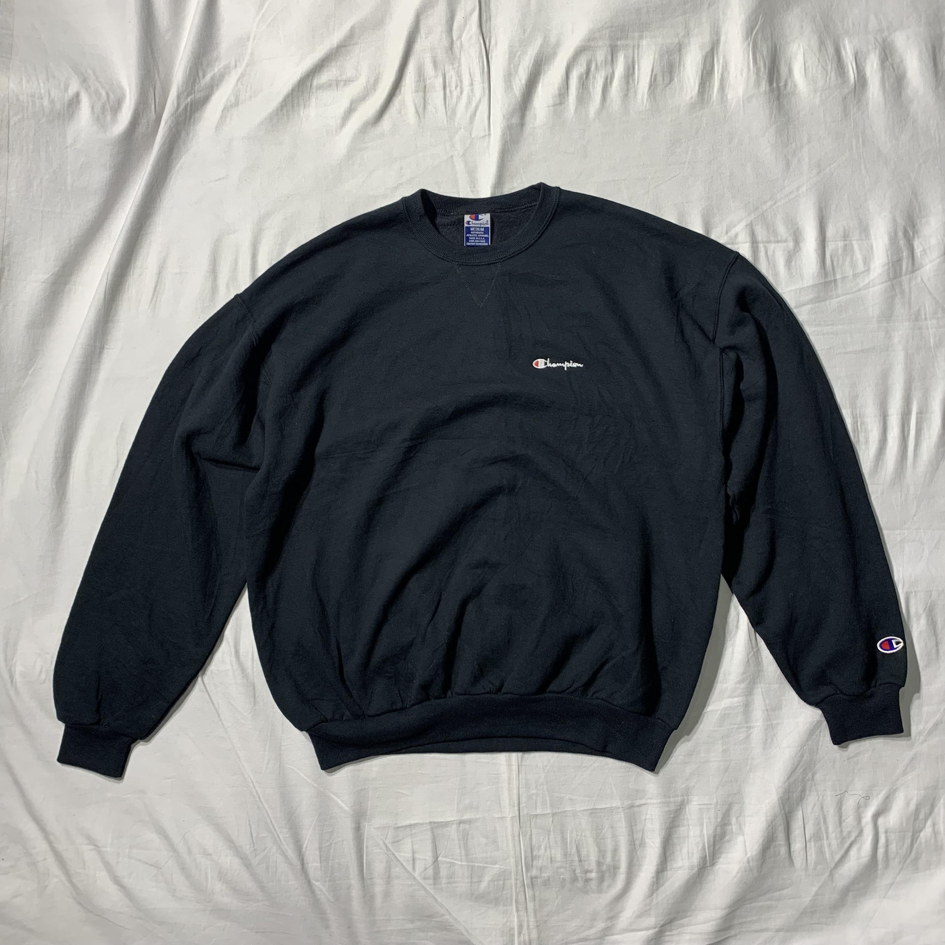 フラワーオブライフ 90s Champion vintage sweat shirt ツートーン