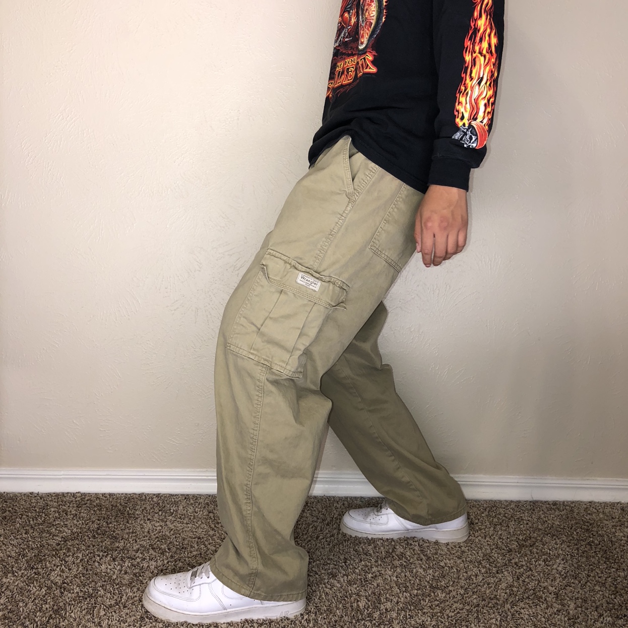 wrangler cargo pants streetwear