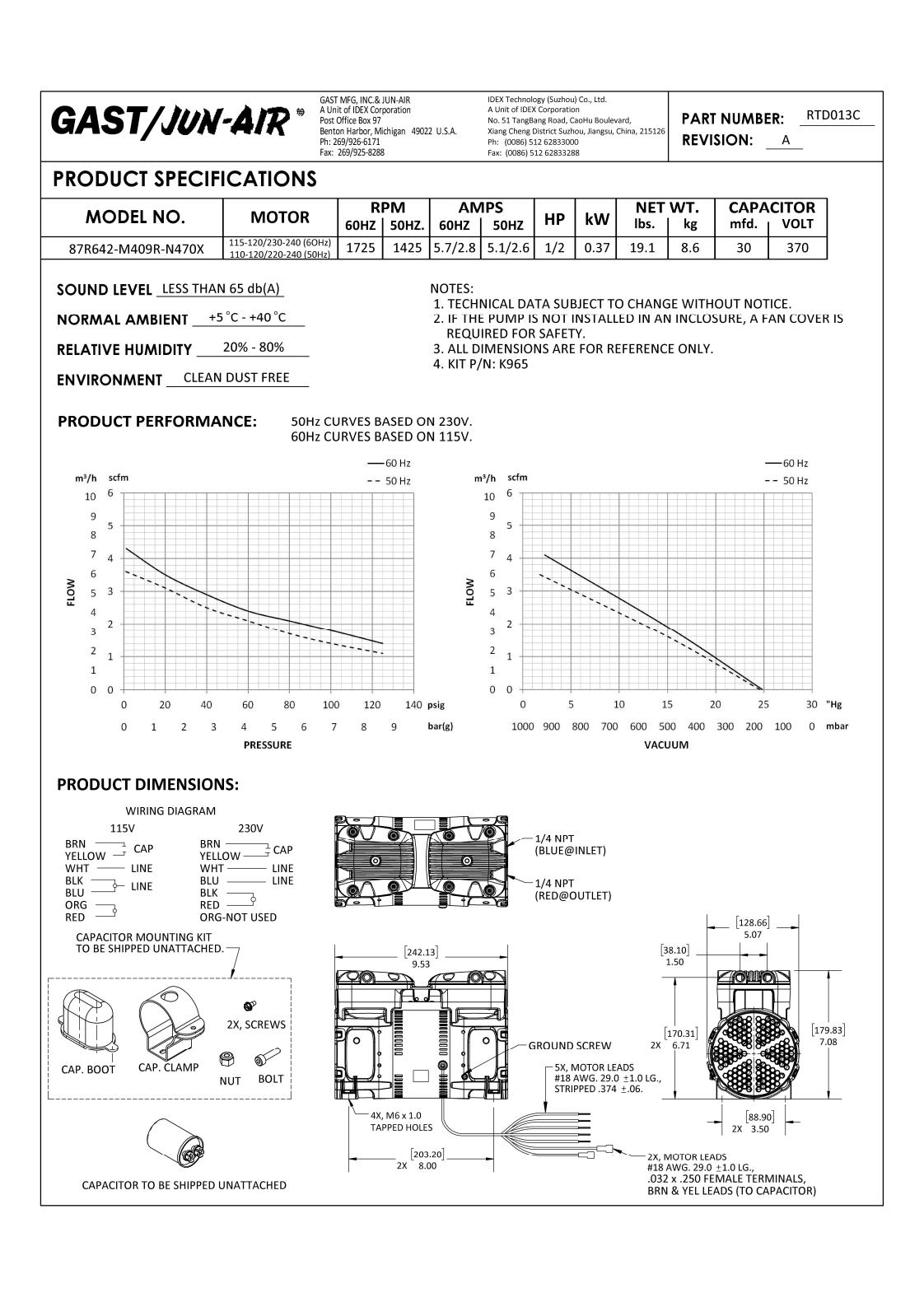 가스트펌프 87R642