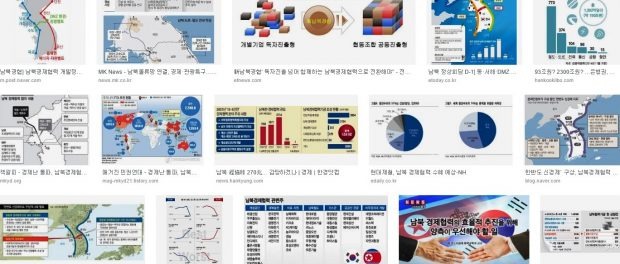 남북경제협력, 구글 검색