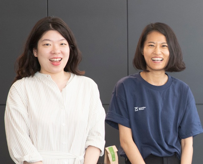 이정윤(좌)·박소영 대표 [지호영 기자]