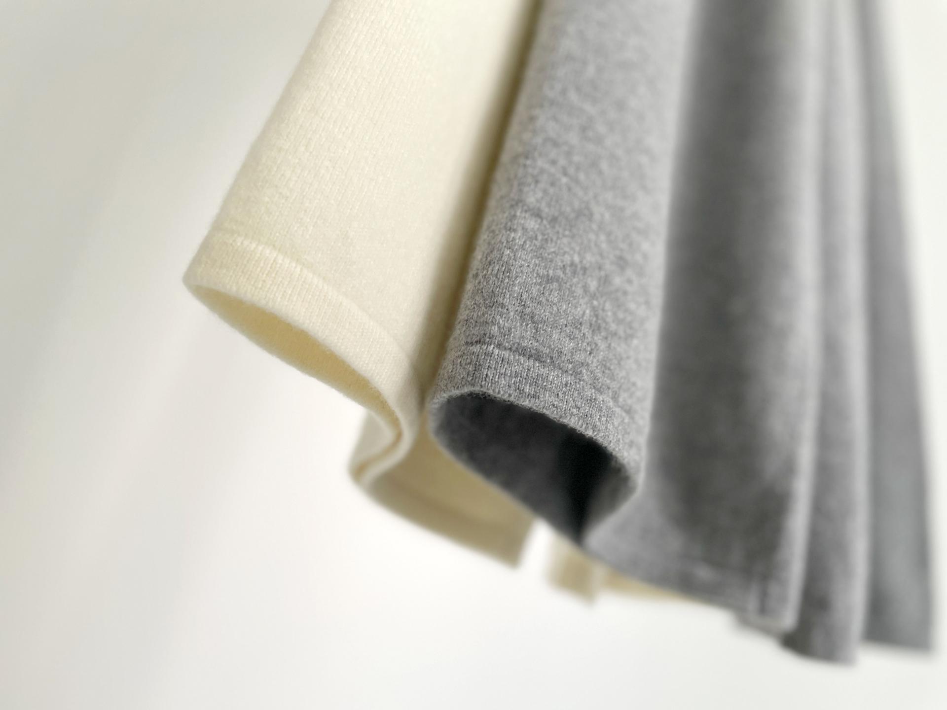 wool 100 wide knit pants (2C)
