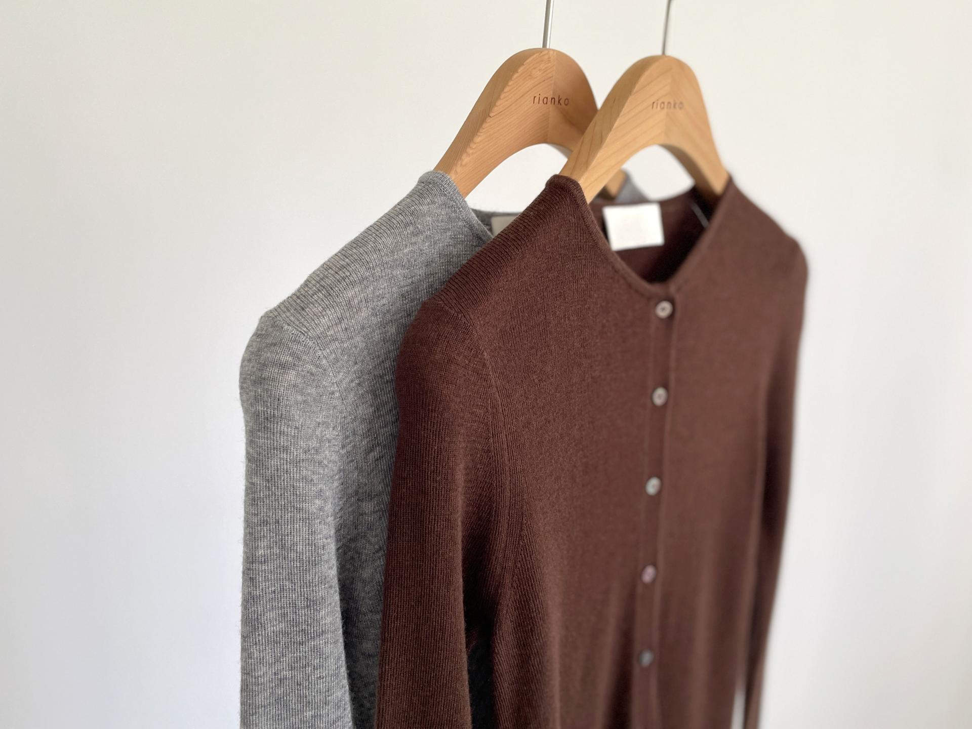 slim knit cardigan (2C)