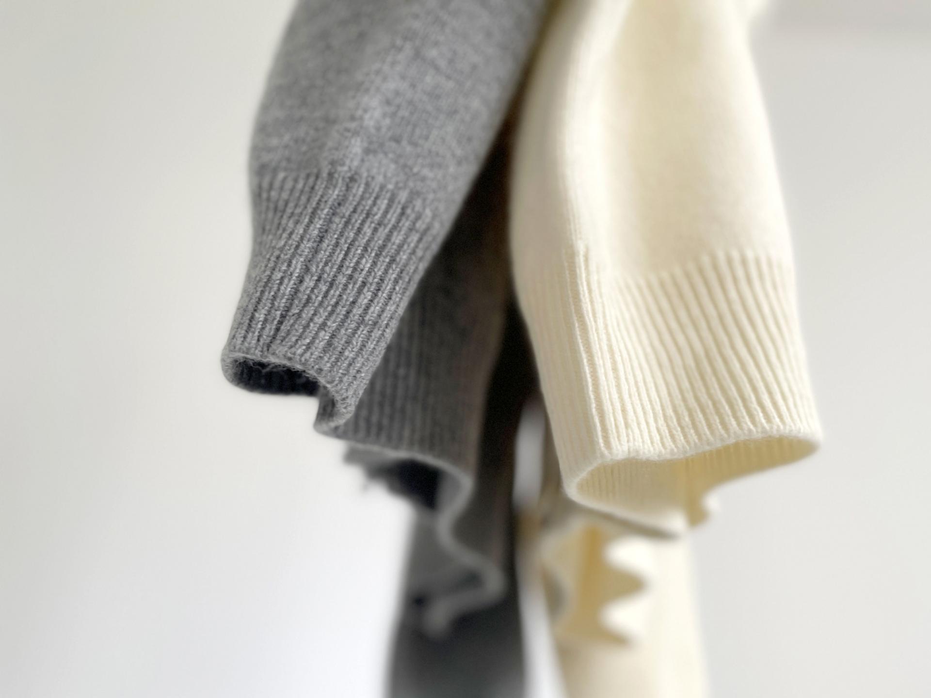 wool hood knit zip up (2C)