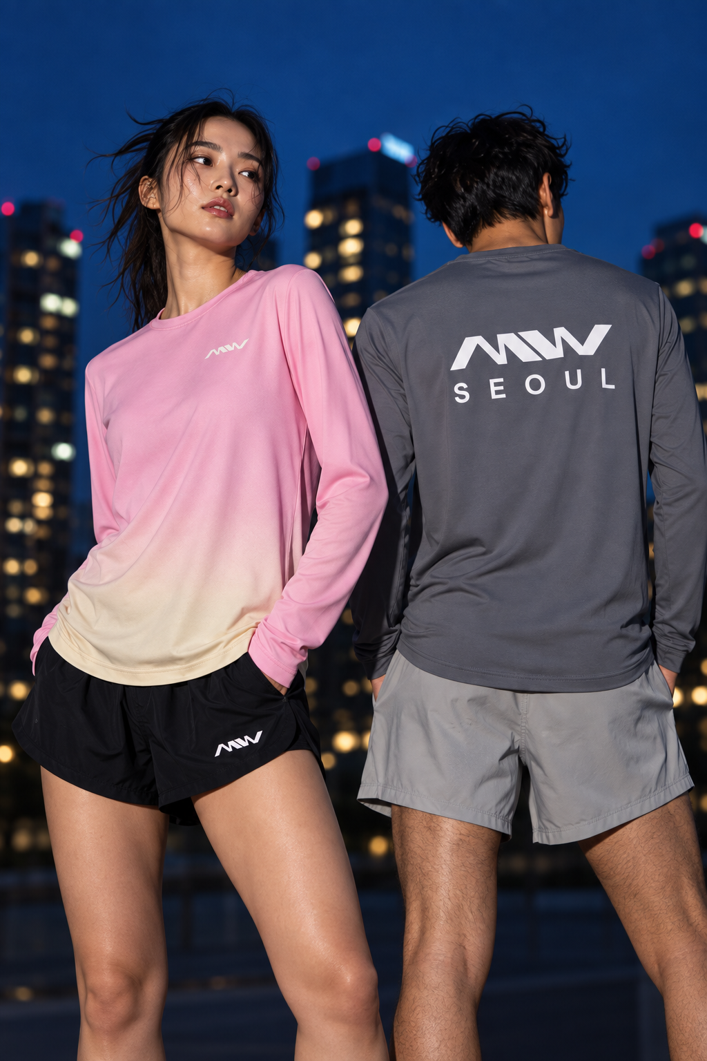 MW 페이스 레이어 5인치 투인원 러닝 쇼츠