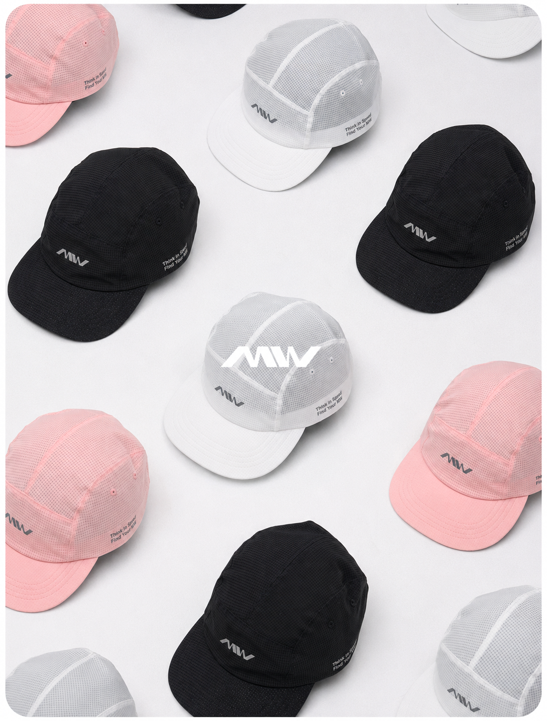 MW 그리드 초경량 러닝캡