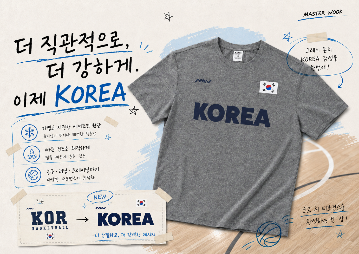 MW 에어모션 슈팅 저지 기능성 냉감 반팔티 vol.2