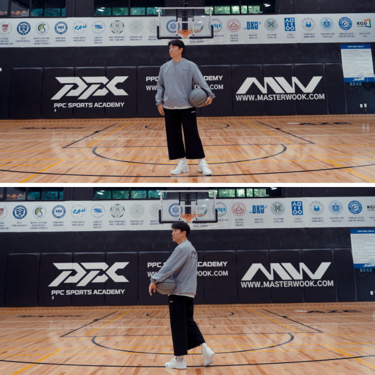MW 앵클 컷 스웻 팬츠 농구 웜업 운동 바지