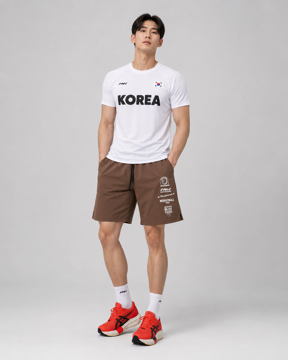 MW 나그랑 패턴 메쉬 슈팅저지 스포츠 반팔 KOREA에디션