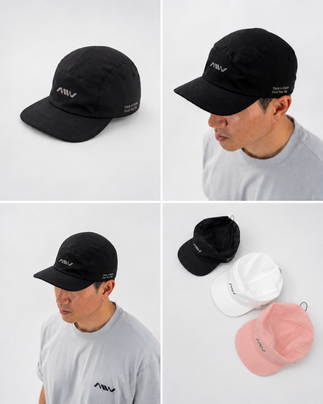 MW 그리드 초경량 스카치 러닝캡