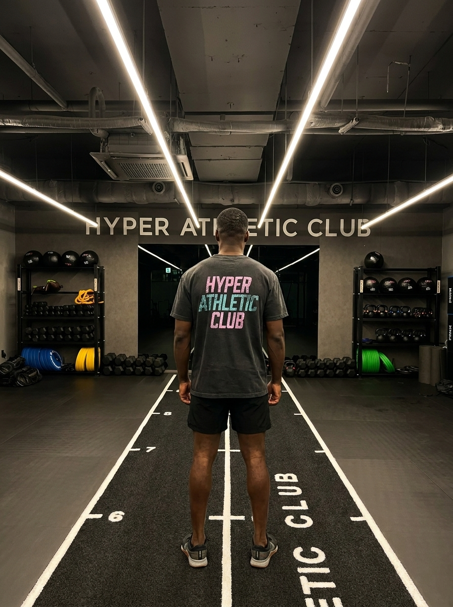HAC 피그먼트 반팔 빈티지 레터링 티셔츠