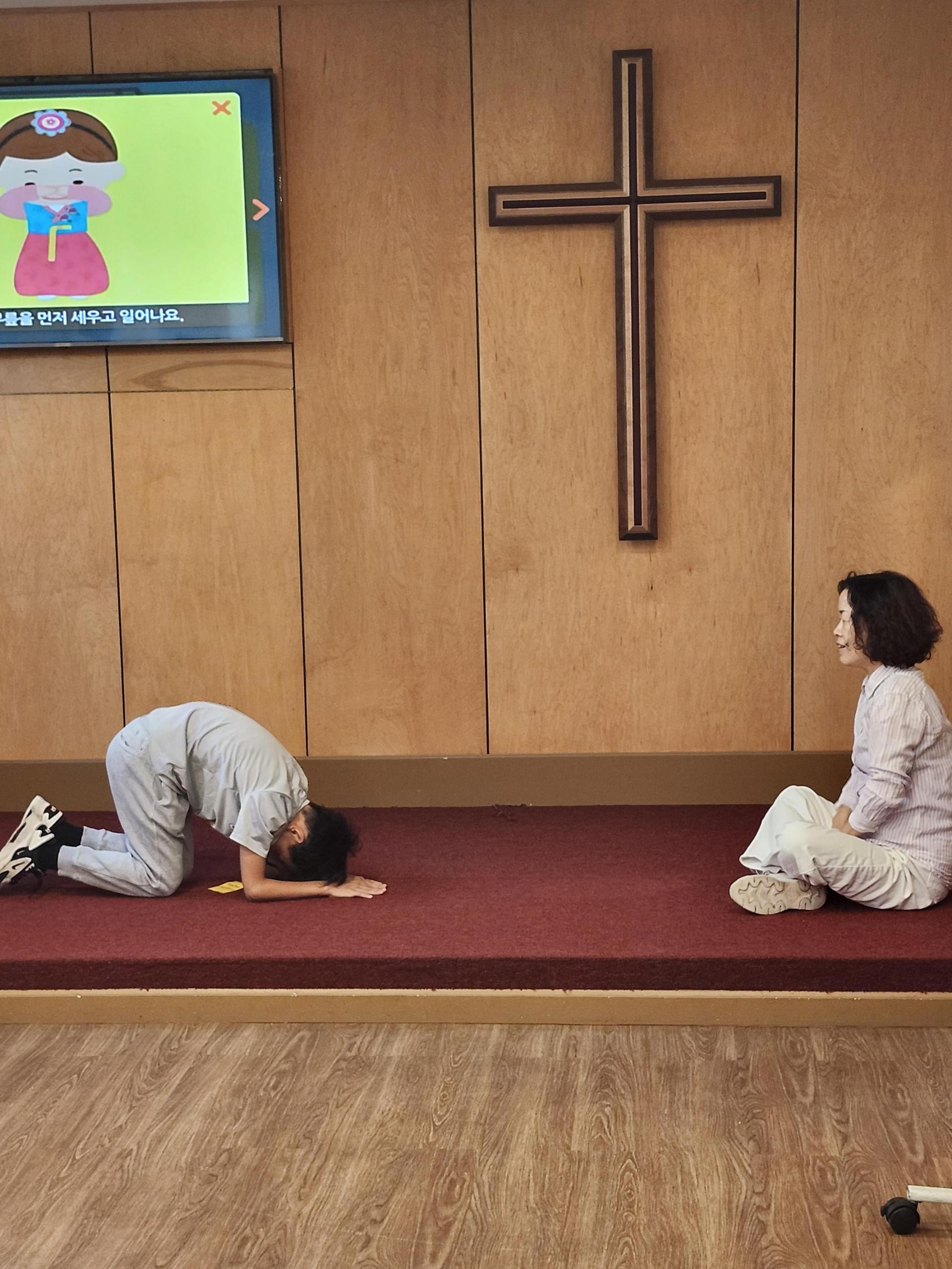 뉴욕그레잇넥교회 토요 한국문화학교 수업 모습