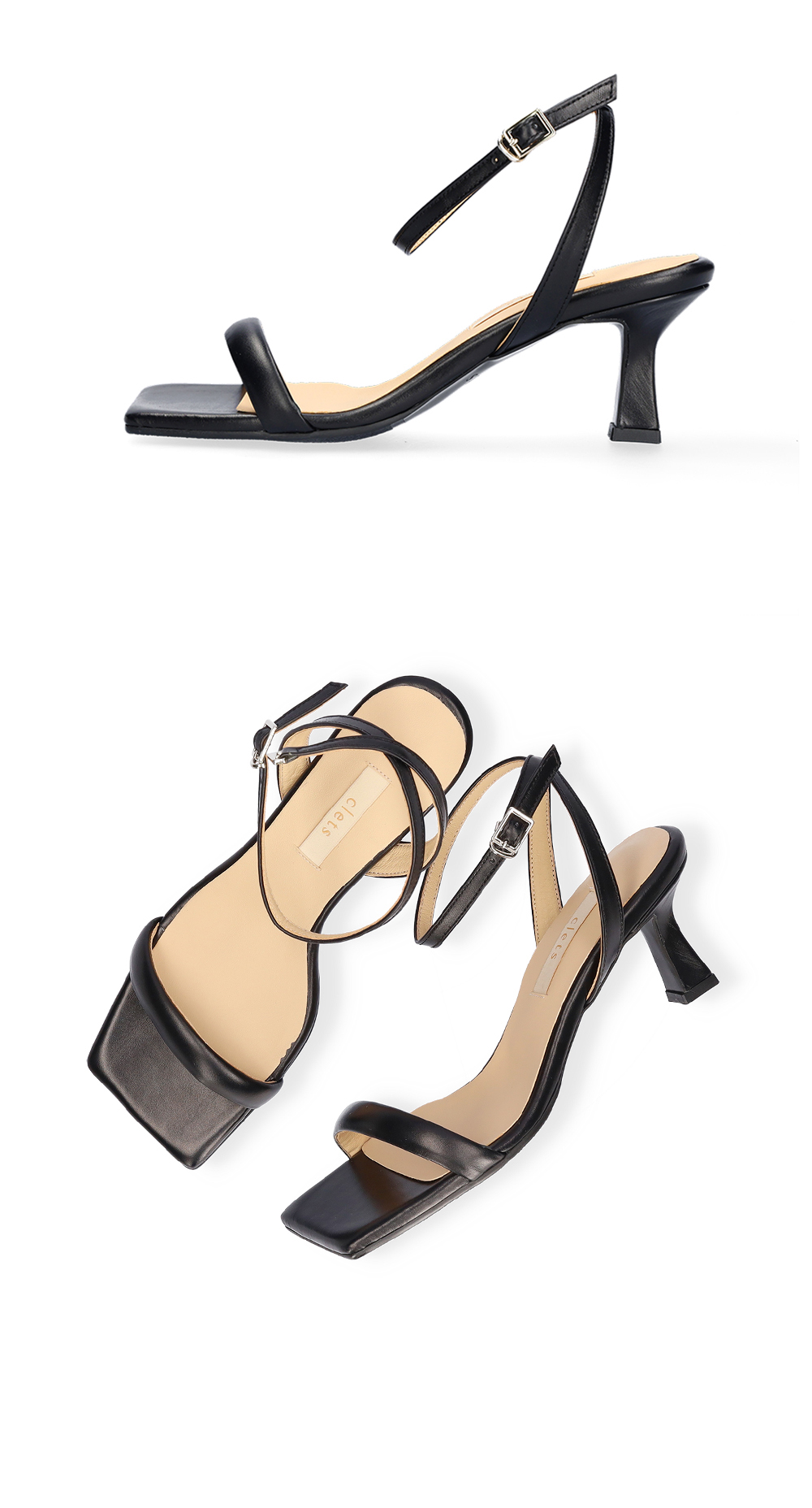 kelly sandal - black