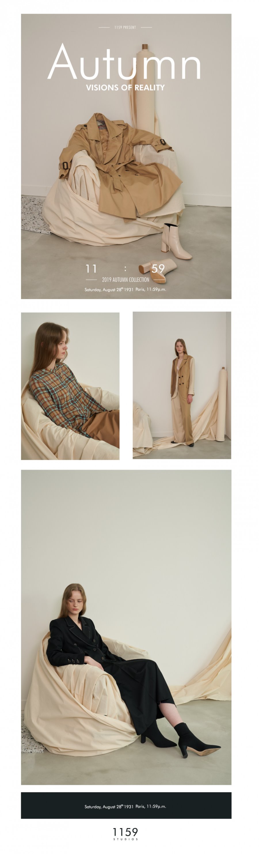 일일오구스튜디오(1159STUDIO) MH11 PLEATS TURTLENECK DRESS_IV