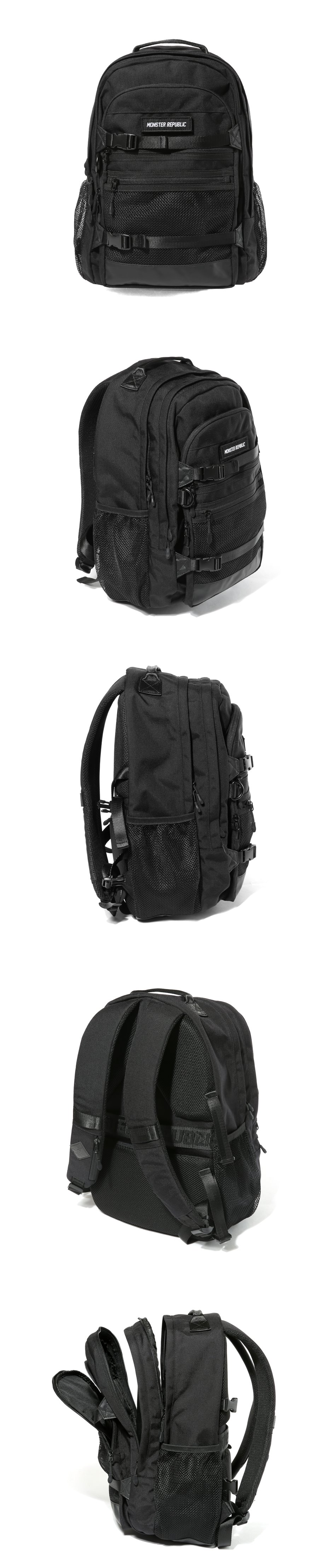 몬스터리퍼블릭(MONSTER REPUBLIC) EXCEEDING 3D BACKPACK / BLACK