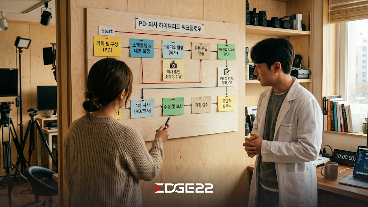 기획은 대행, 출연은 원장이 맡는 하이브리드 운영 구조