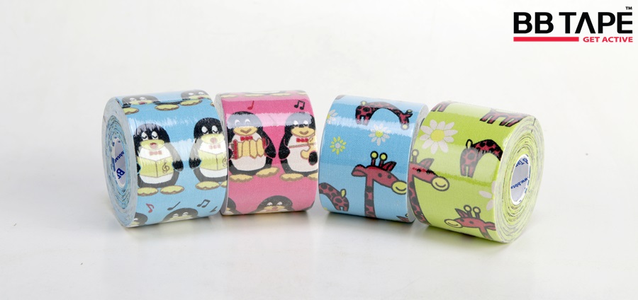 비비테이프 팽귄 블루-저자극 어린이 전용 테이핑 (1roll)  BB-TAPE penguin
