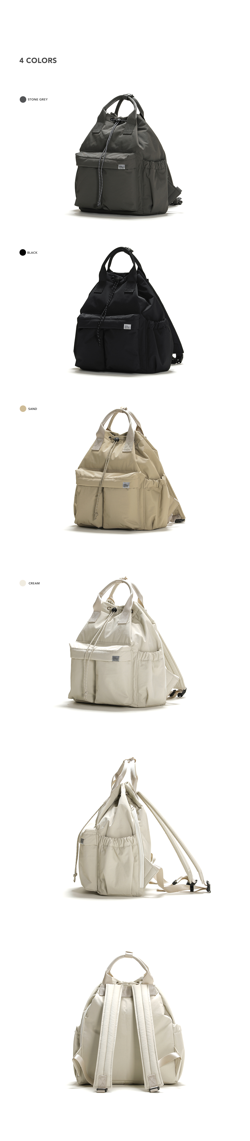 CITY BOYS 2WAY RUCKSACK 002 Black - sweetch